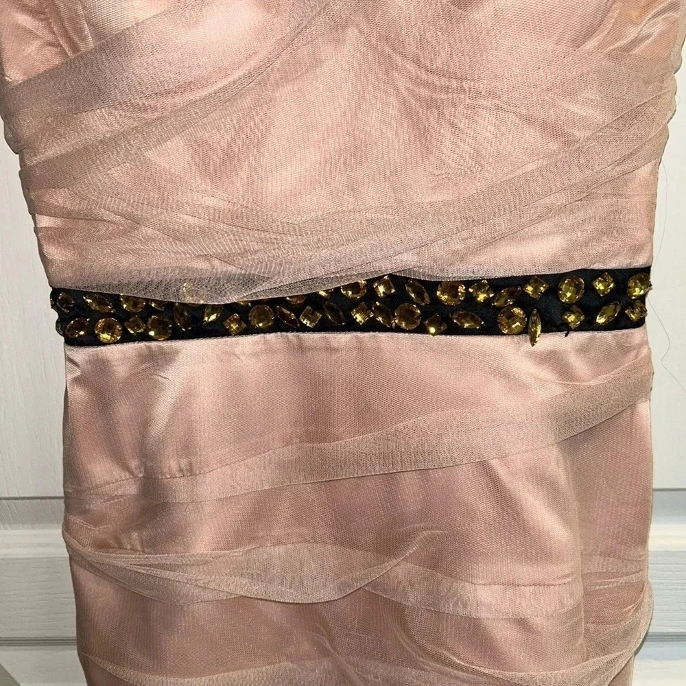 Lipsy London Pink Evening Mini Dress. UK size 12 US size 8 - Picture 3 of 7